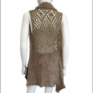 Trendology wool blend‎ vest cardigan
